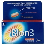 Ficha técnica e caractérísticas do produto BION 3 com 30cpr - suplemento vitamínico e mineral