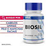Biosil 300mg 60 Cáps - Tratamento de Pele, Cabelo e Unhas - Unicpharma