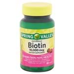 Ficha técnica e caractérísticas do produto Biotin Cápsulas 60 Comprimidos 10,000Mcg