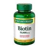 Biotina 1000mcg Cabelo Pele Unha (250 SGELS) Natures Bounty