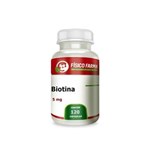 Ficha técnica e caractérísticas do produto Biotina 5mg 120 Cápsulas