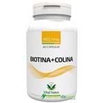 Ficha técnica e caractérísticas do produto Biotina + Colina 625,5mg Vital Natus - 60 Cápsulas