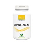 Ficha técnica e caractérísticas do produto Biotina + Colina - Natural - 60 Cápsulas