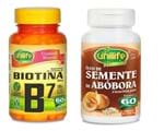 Ficha técnica e caractérísticas do produto Biotina Vitamina B7 + Óleo de Semente de Abóbora 60 Cáps Cad (Sem Sabor)