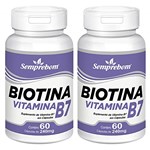 Ficha técnica e caractérísticas do produto Biotina Vitamina B7 - Semprebom - 120 Cap. de 240 Mg