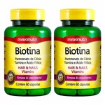 Ficha técnica e caractérísticas do produto Biotina - 2x 60 Cápsulas - Maxinutri