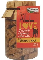 Ficha técnica e caractérísticas do produto Biscoito Orgânico All Love para Cães - Goiaba & Maçã