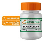 Ficha técnica e caractérísticas do produto Black Cohosh 160mg 60 Cápsulas - Extrato Flora