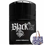 Black XS For Him Paco Rabanne Eau de Toilette - Perfume Masculino 30ml+Bolsa Estampada Beleza na Web