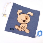 Ficha técnica e caractérísticas do produto Blanket Toto Com Mordedor Azul-azul-un Zip Toys