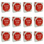 Ficha técnica e caractérísticas do produto Blood Stop Curativo Antisséptico com 500 - Kit com 12