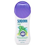 Bloqueador Solar Sundown Kids FPS 60 120ml - Johnson Johnson