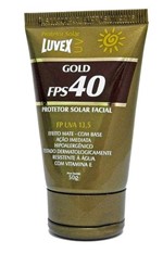 Ficha técnica e caractérísticas do produto Bloqueador Solar UVA/UVB FPS 40 Gold Luvex