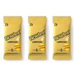 Ficha técnica e caractérísticas do produto Blowtex Preservativo Clássico Lubrificante Sachê 6x4 - Kit com 03