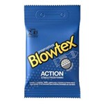 Ficha técnica e caractérísticas do produto Blowtex Preservativo Premium Action C/3