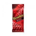 Ficha técnica e caractérísticas do produto Blowtex Preservativo Sabor e Aroma Morango C/6
