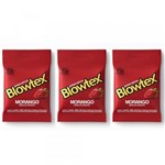 Ficha técnica e caractérísticas do produto Blowtex Preservativo Sabor e Aroma Morango C/3 (Kit C/03)