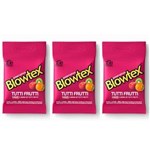 Ficha técnica e caractérísticas do produto Blowtex Preservativo Sabor e Aroma Tutti Frutti com 3 - Kit com 03