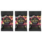 Ficha técnica e caractérísticas do produto Blowtex Preservativo Skin Sexy Cherry Sachê com 3 - Kit com 03
