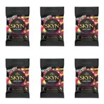 Ficha técnica e caractérísticas do produto Blowtex Preservativo Skin Sexy Cherry Sachê com 3 - Kit com 06
