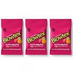 Ficha técnica e caractérísticas do produto Blowtex Preservativos Tutti-Frutti C/3 (Kit C/03)