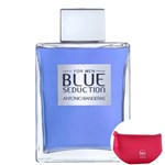 Blue Seduction Antonio Banderas EDT - Perfume Masculino 200ml+Beleza na Web Pink - Nécessaire
