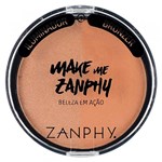 Ficha técnica e caractérísticas do produto Blush Duo Iluminador e Bronzer Zanphy - Zanphy Makeup