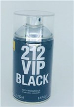 Ficha técnica e caractérísticas do produto Body Spray 212 Vip Black Carolina Herrera 250ml