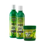 Boé Crece Pelo Kit Shampoo + Condicionador + Mascara 240g - Boé Cosmetics