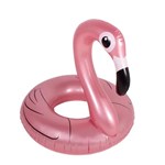 Ficha técnica e caractérísticas do produto Boia Inflável Especial Gigante - Anel Flamingo Perolado- 146700- Belfix- Rosa