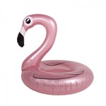 Ficha técnica e caractérísticas do produto Boia Inflavel Especial Gigante - Anel Flamingo Perolado Bellazer
