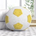 Ficha técnica e caractérísticas do produto Bola de Futebol Plush Amarela 24cm Grão de Gente