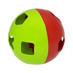 Ficha técnica e caractérísticas do produto Bola Didática - Verde e Vermelho - Mercotoys