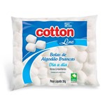 Ficha técnica e caractérísticas do produto Bolas de Algodão Branca Cotton Line