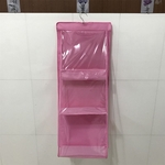 Bolsa transparente que pendura organizador bolsa de armazenamento de bolsa de ombro feminina