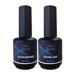 Bond Aid Base Unha Acrygel + UltraBond Manicure Unhas 15ml - Lirio