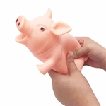 Ficha técnica e caractérísticas do produto Bonito Shrilling Pig Squeaky Rubber Pig Toy Relaxe Toy Squeeze Toy realista
