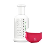 Ficha técnica e caractérísticas do produto Boss Bottled Unlimited Hugo Boss Eau de Toilette Perfume Masculino 50ml+Beleza Pink Nécessaire