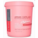 Ficha técnica e caractérísticas do produto Botox Capilar Argan Platinum Matizada For Beauty - 1KG