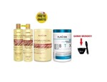 Botox Plancton e Shampoo Cond 250ml Mascara Banho Verniz 1kg