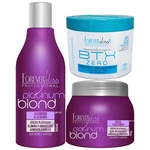 Ficha técnica e caractérísticas do produto Botox Zero 250g Shampoo Máscara Platinum Blond Forever Liss