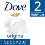 Ficha técnica e caractérísticas do produto Branco Dove Sabonete em Barra 90 Gr Sabonete Dove Original 90g com 2 Unidades