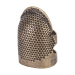 Brass Portable Vintage Thimble Sewing Quilting DIY Craft Finger Protector