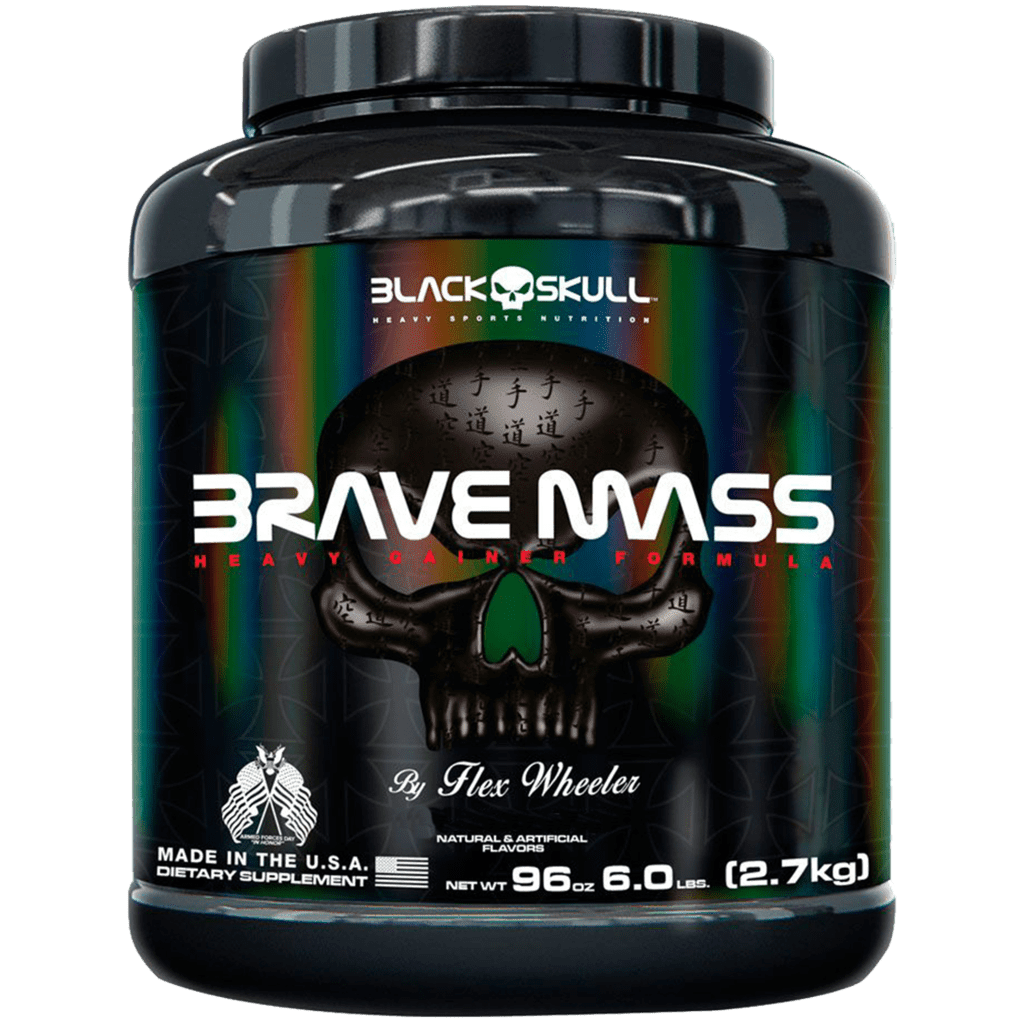 Ficha técnica e caractérísticas do produto Brave Mass 2.7Kg Peanut Butter Black Skull