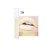 Ficha técnica e caractérísticas do produto Brilhando Cor Metalic Pearly Lip Gloss Longa Dura??o Lip Makeup Lipstick