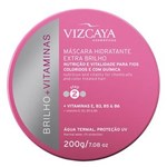 Ficha técnica e caractérísticas do produto Brilho + Vitaminas Extra Brilho Vizcaya - Máscara Hidratante - 200g