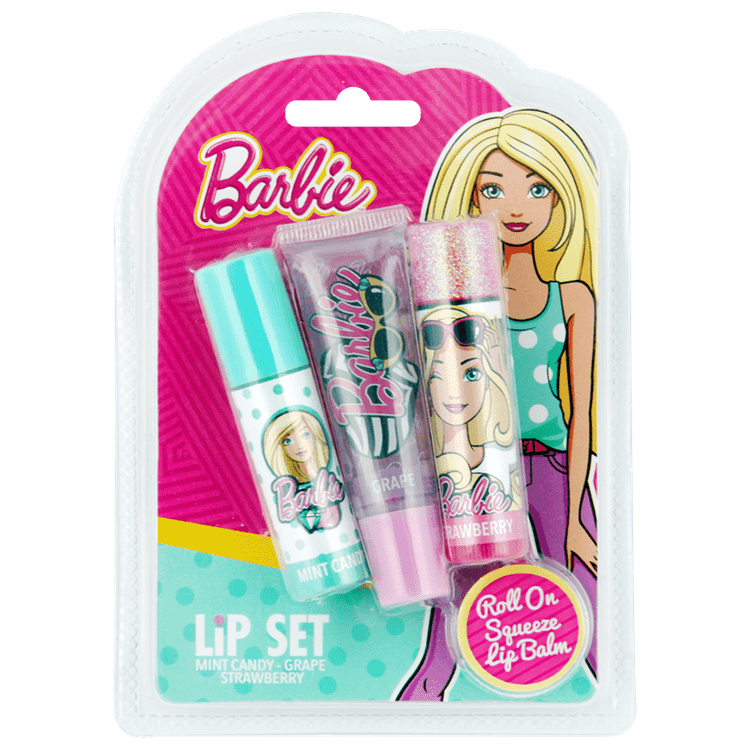 Ficha técnica e caractérísticas do produto Brillo Labial Gelatti 3 Unid, Barbie