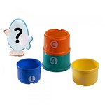 Ficha técnica e caractérísticas do produto Brinquedo de Banho - Amigos do Jardim e 4 Potes Coloridos - Girotondo Baby
