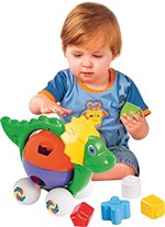 Ficha técnica e caractérísticas do produto Brinquedo Educativo Mercossauro Didático com Blocos Merco Toys