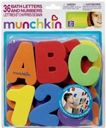 Ficha técnica e caractérísticas do produto Brinquedo para Banho Números e Letrinhas Divertidas - Munchkin